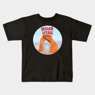 Moab Utah Arch Kids T-Shirt